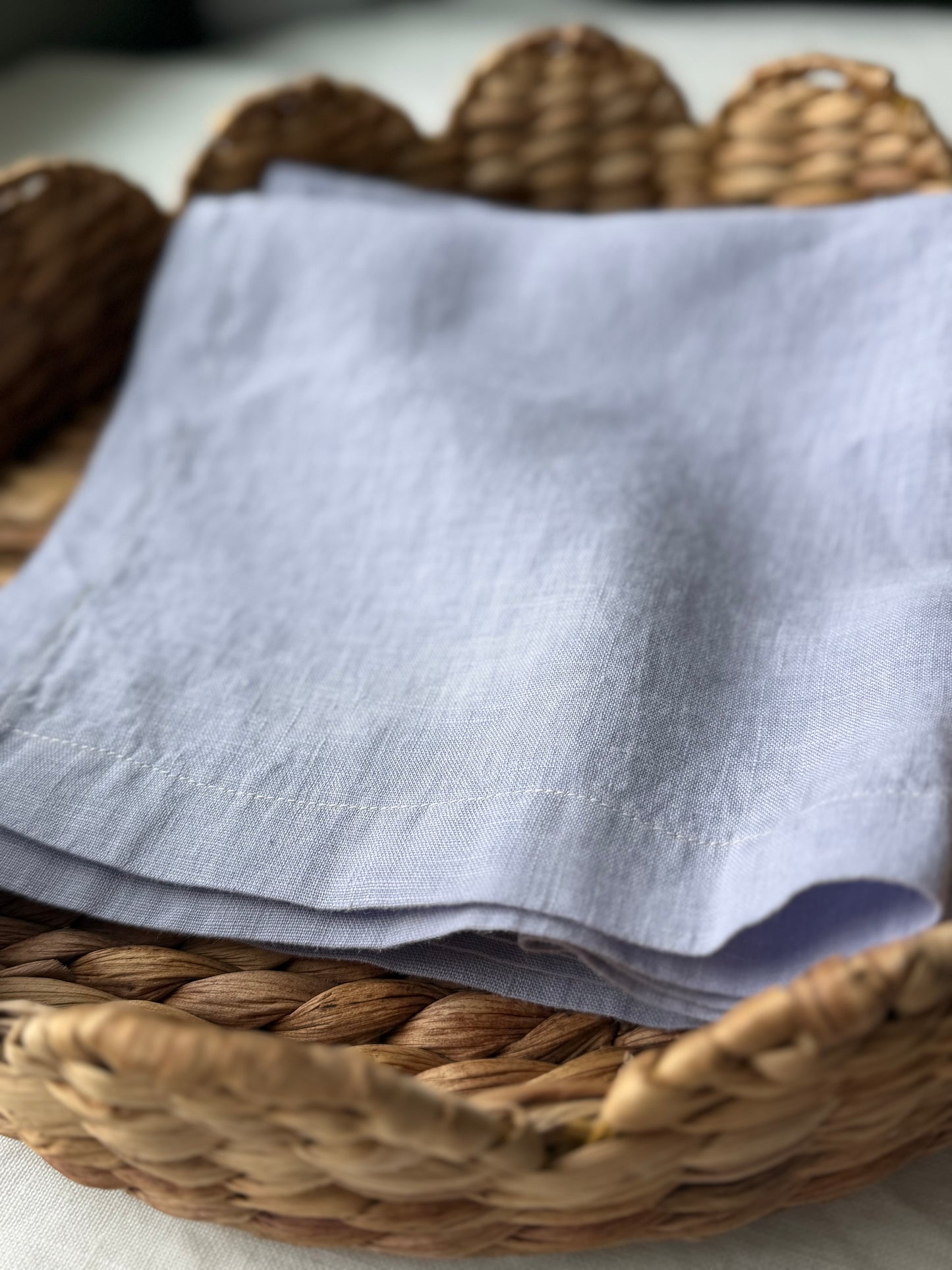 Smooth Linen Napkin- SOLID LAVENDER