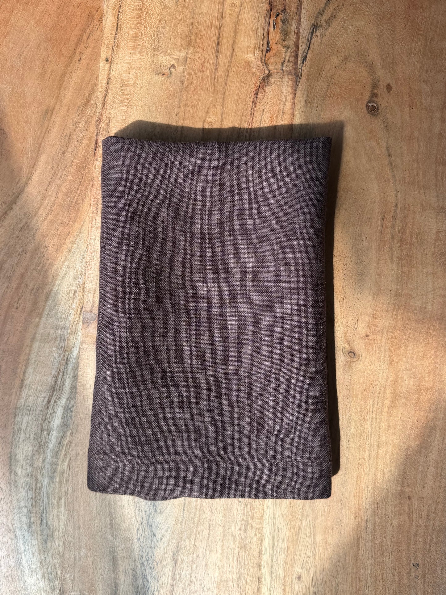 Smooth Linen Napkin-BROWN/CHOCOLATE