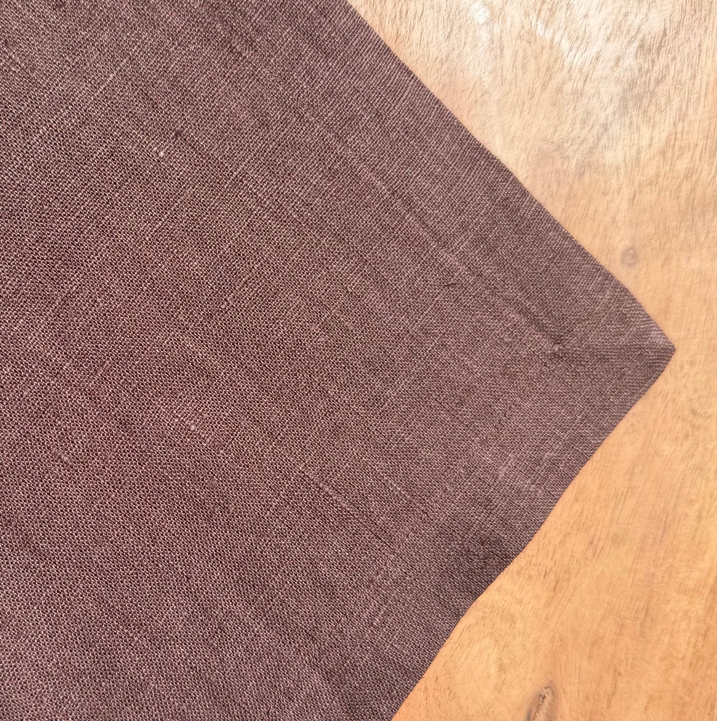 Smooth Linen Napkin-BROWN/CHOCOLATE