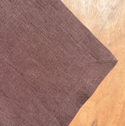 Smooth Linen Napkin-BROWN/CHOCOLATE