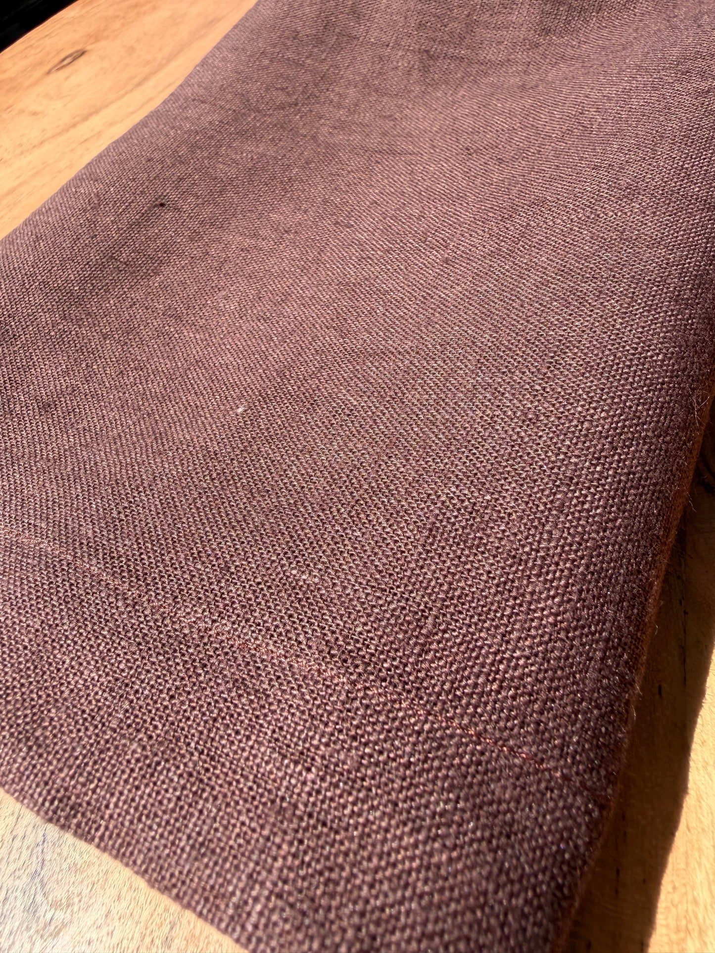 Smooth Linen Napkin-BROWN/CHOCOLATE